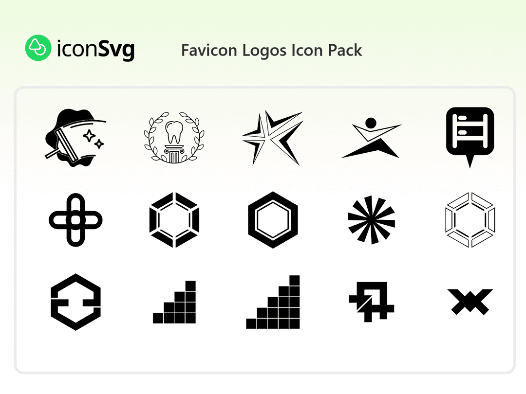 Free Favicon Logos Icon Pack