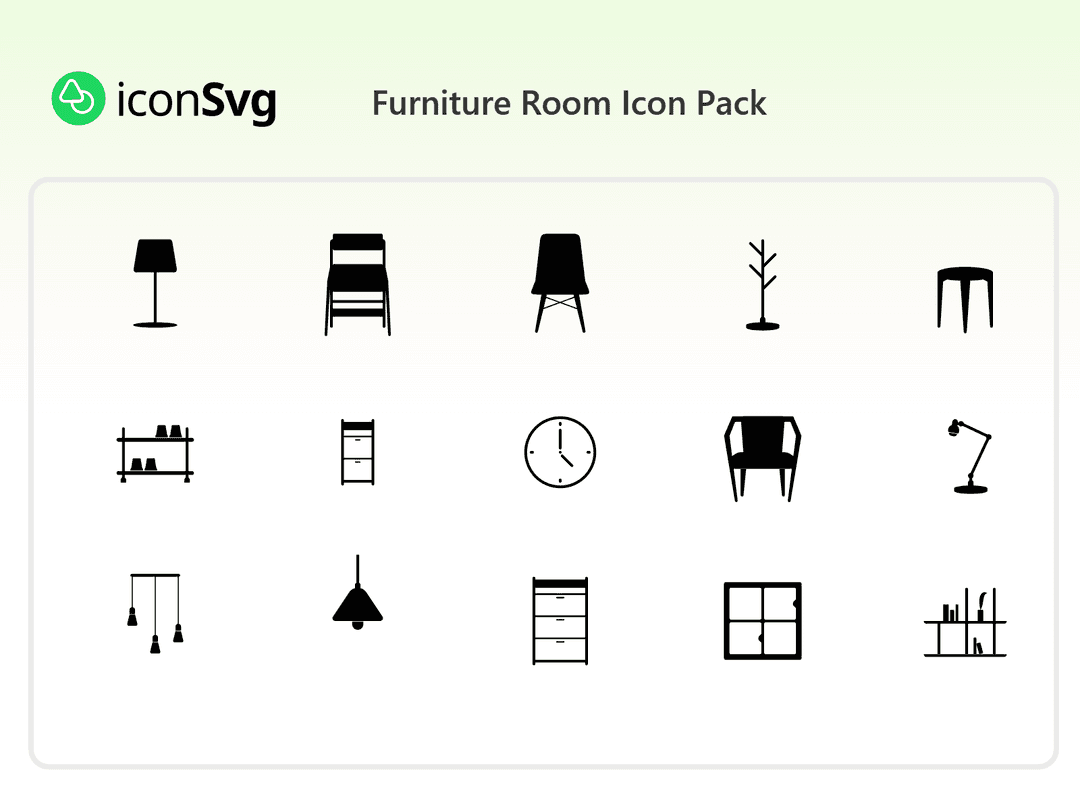 Free Furniture Room Icon Pack