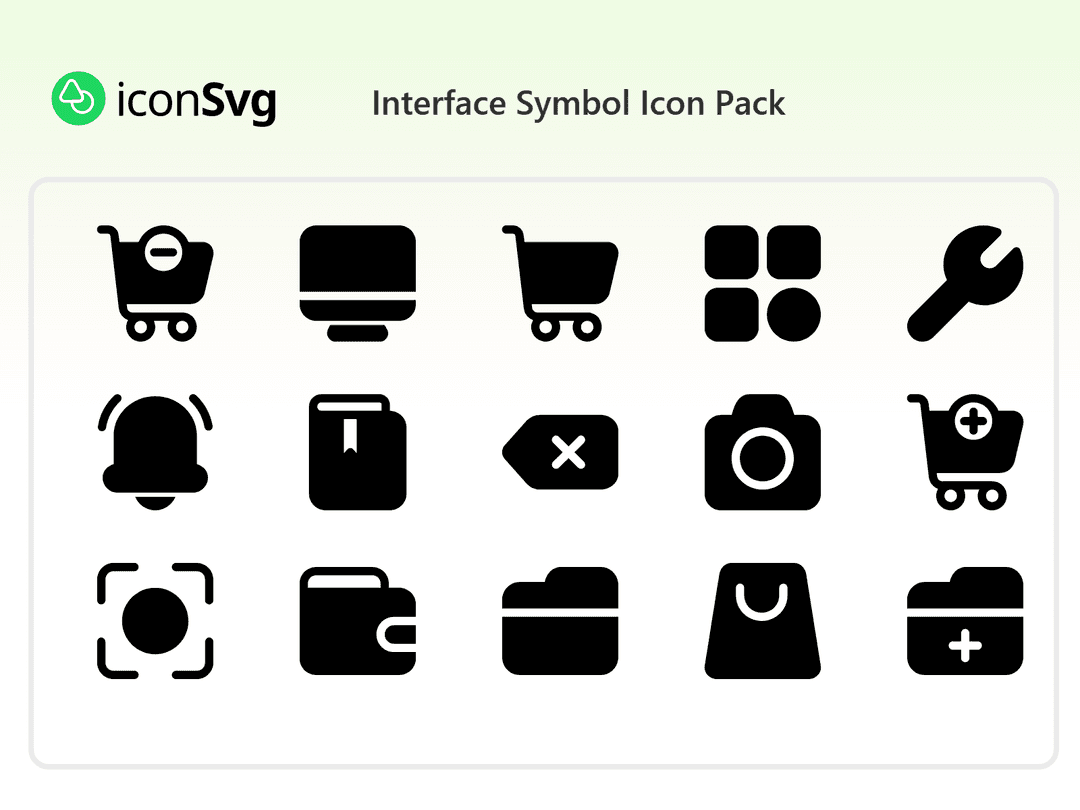 Interface Symbol Icon Pack