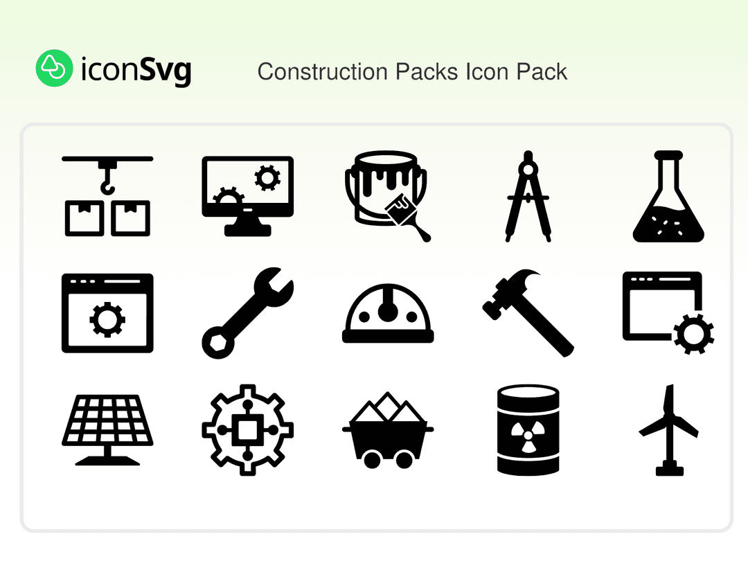 Construction Packs Icon Pack