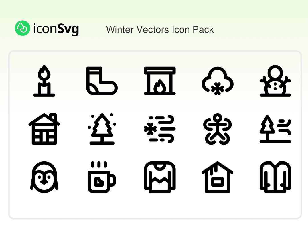 Winter Vectors Icon Pack