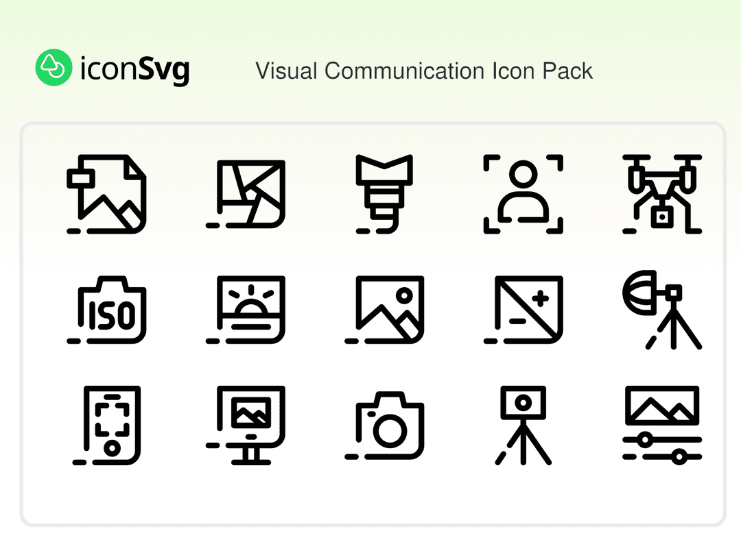 Visual Communication Icon Pack