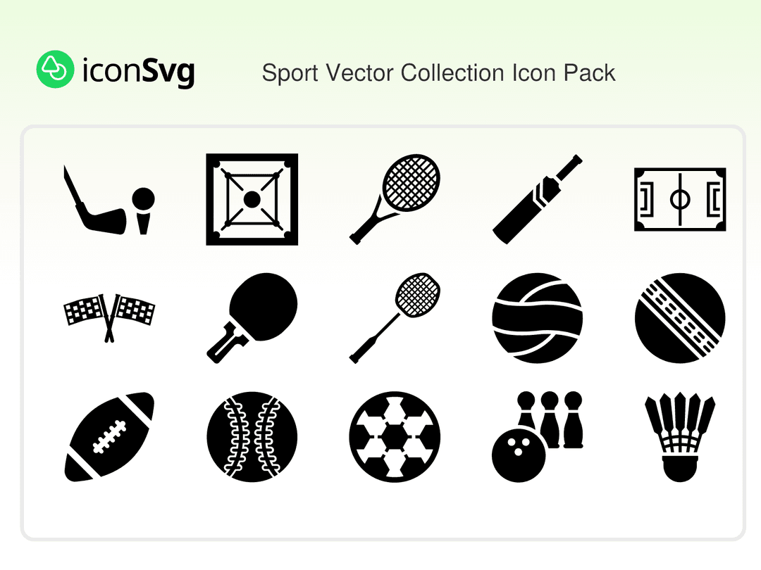 Sammlung von SportVektoren Symbol paket