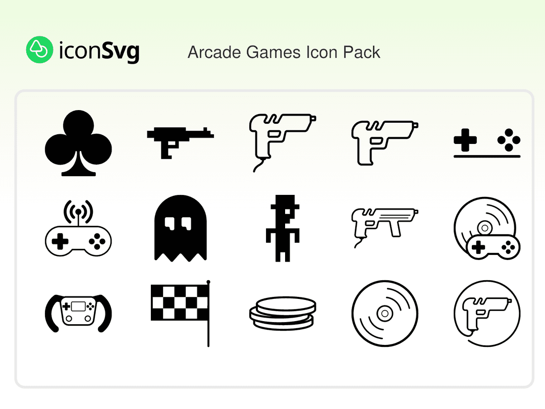 Arcade Games Icon Pack