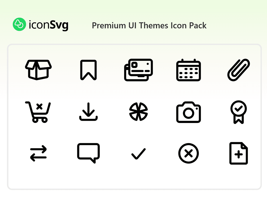 Premium UI Themes Icon Pack