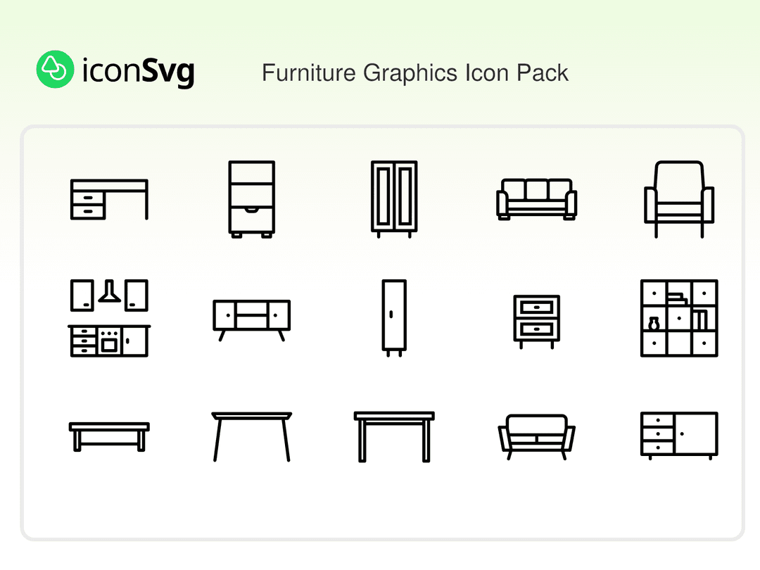 Furniture Graphics Icon Pack