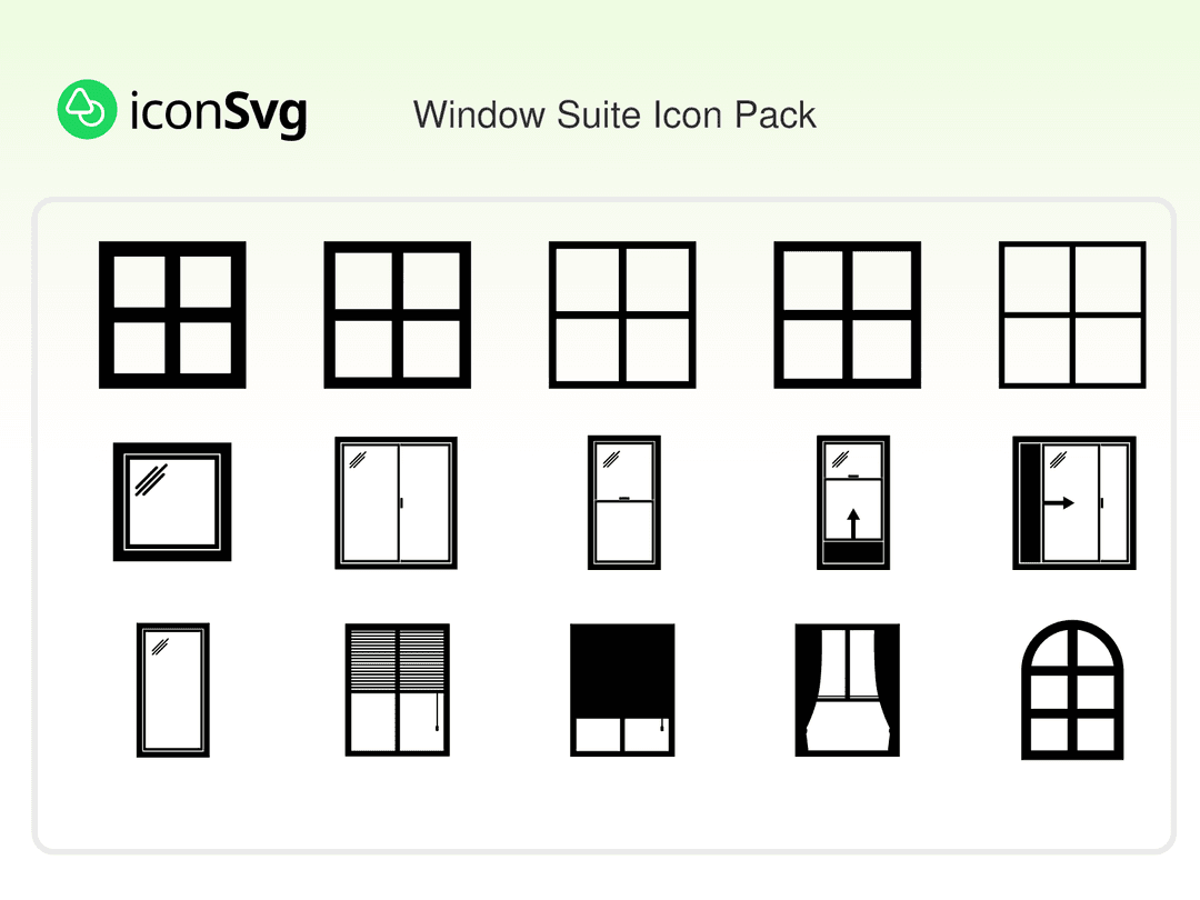 Window Suite Icon Pack