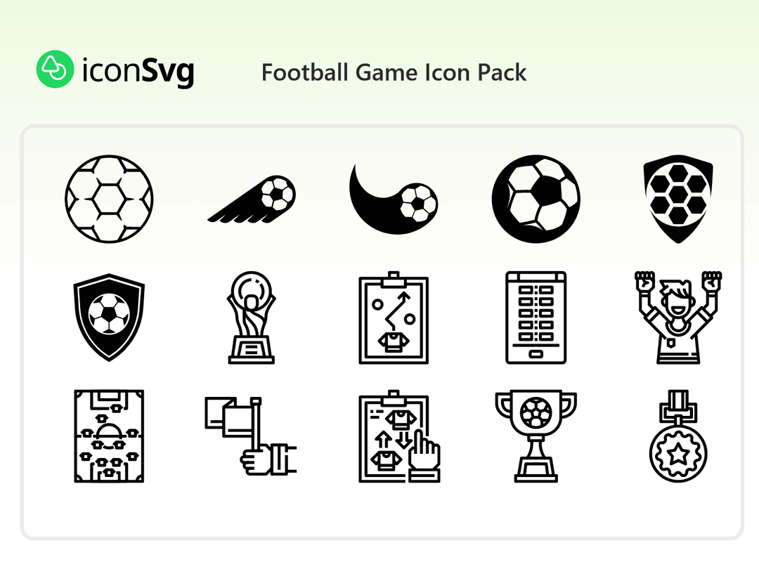 Football Game Icon Pack