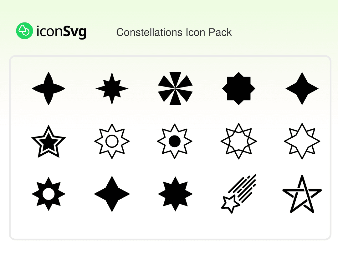 Constellations Icon Pack