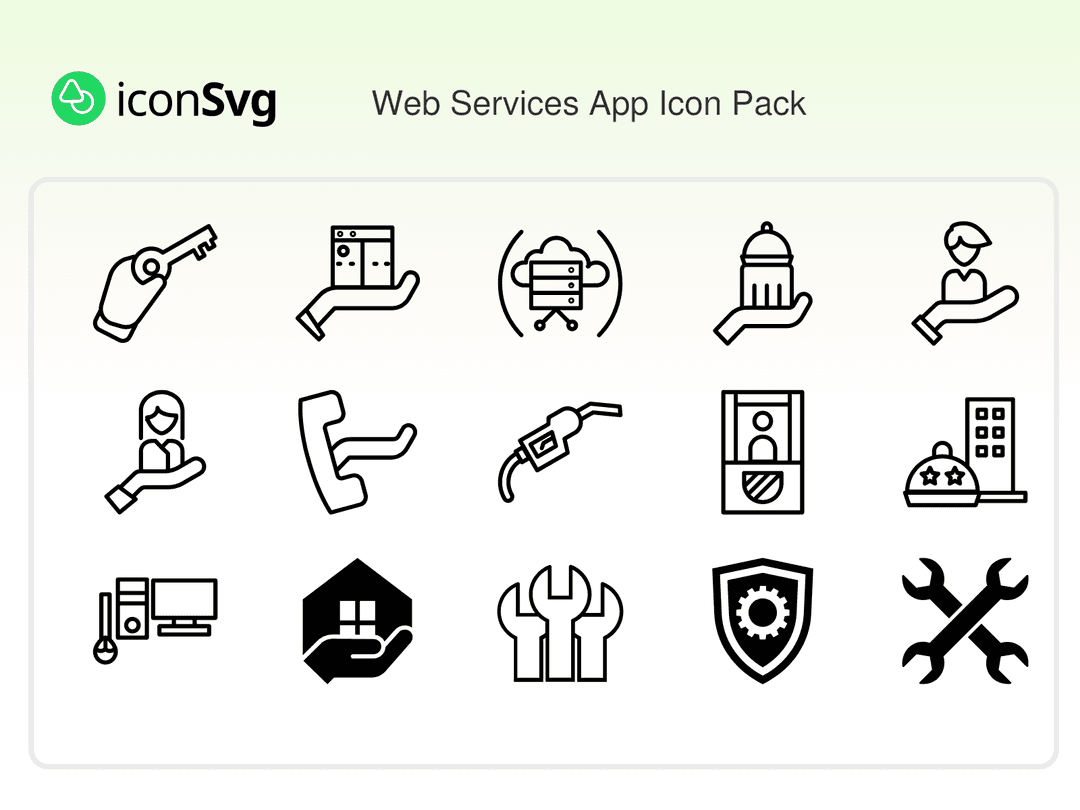 Web Services App Icon Pack