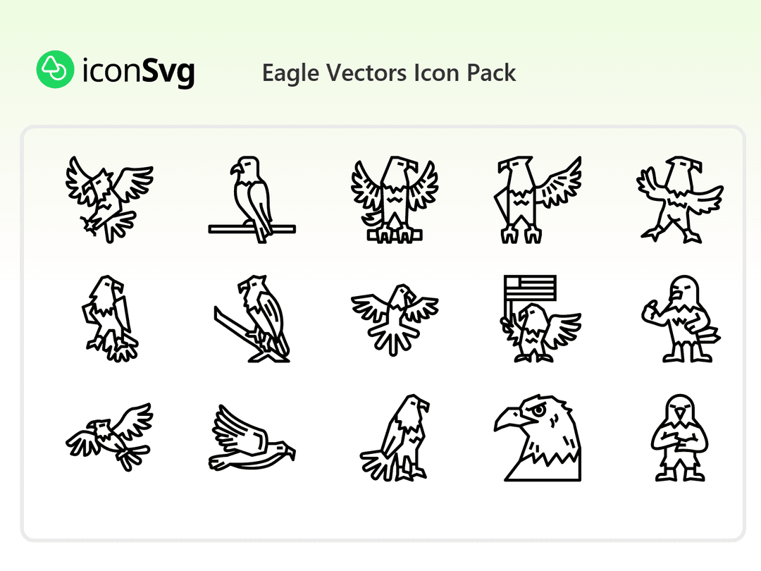 Eagle Vectors Icon Pack