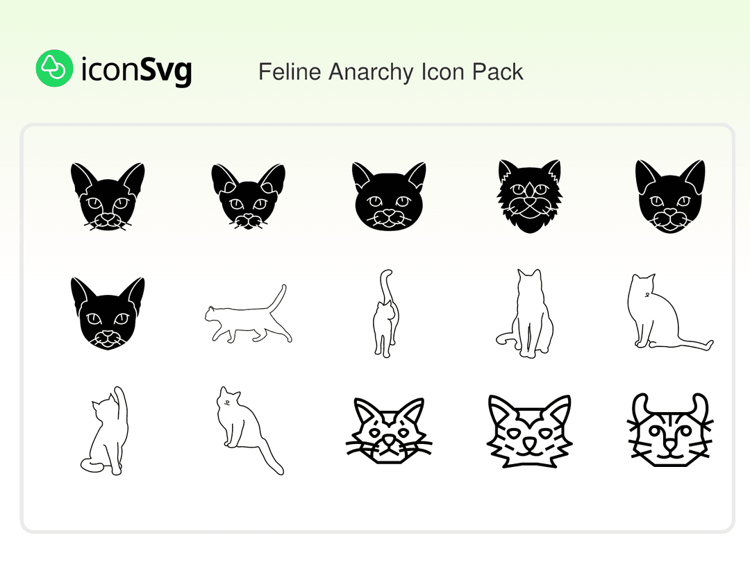 Feline Anarchy Icon Pack