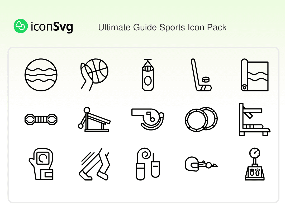 Ultimate Guide Sports Icon Pack