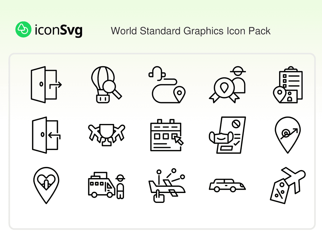 World Standard Graphics Icon Pack