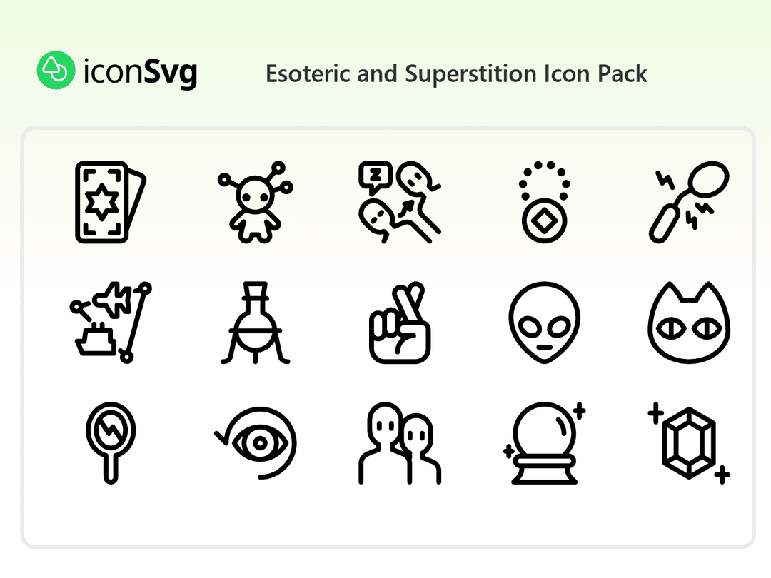 Esoteric and Superstition Icon Pack