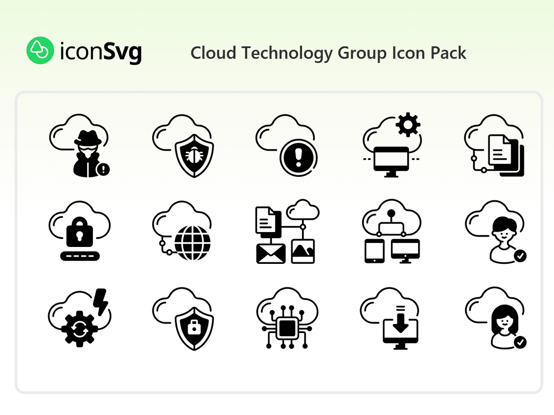 Cloud Technology Group Icon Pack