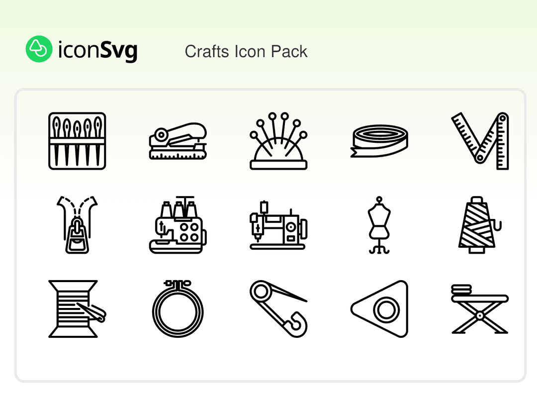 Crafts Icon Pack