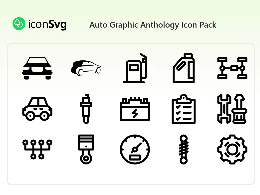 Auto Graphic Anthology Icon Pack