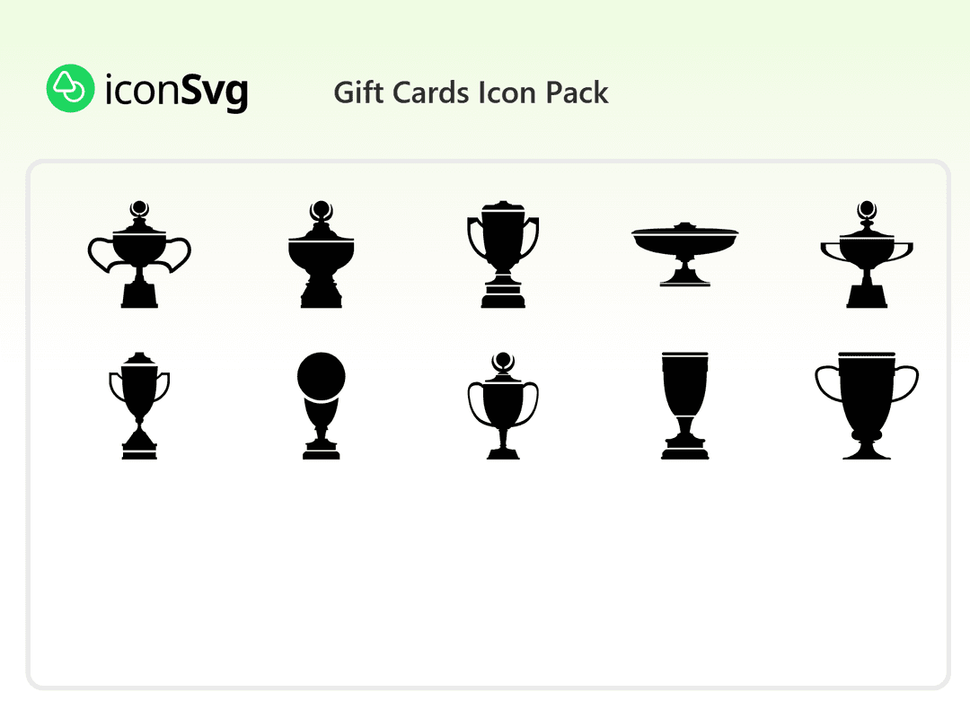 Gift Cards Icon Pack