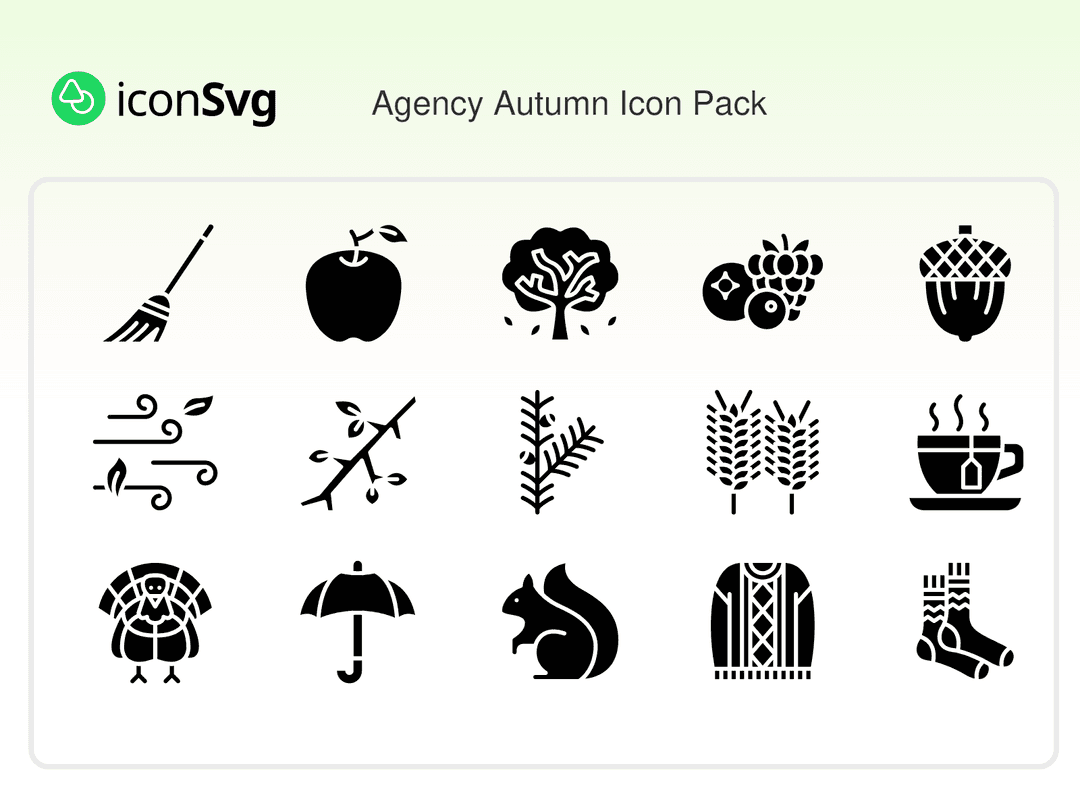 Agency Autumn Icon Pack