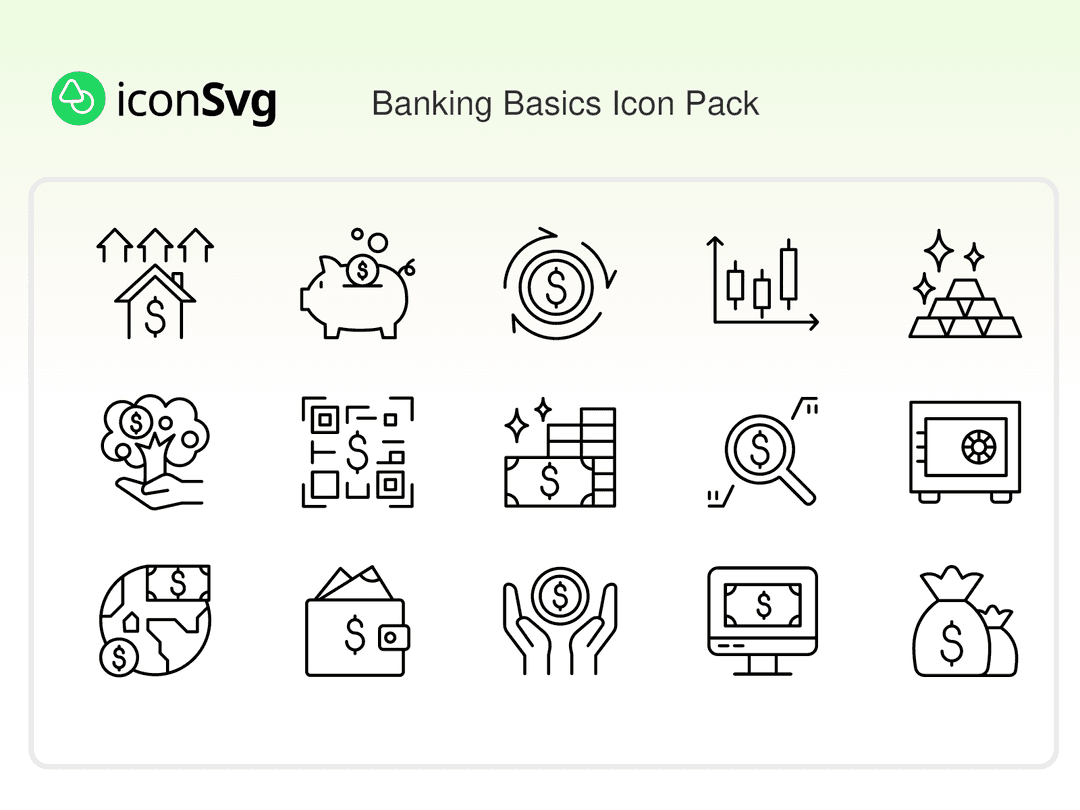 Bankacılık Temelleri İkon Paketi