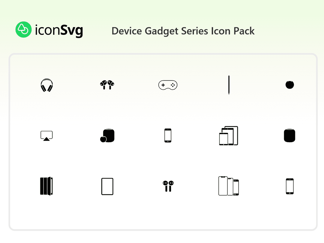 Geräte Gadget Serie Symbol paket