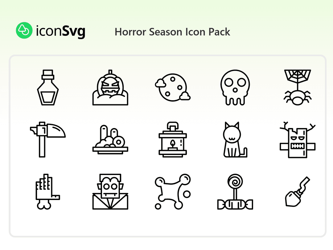 Horror Season Icon Pack