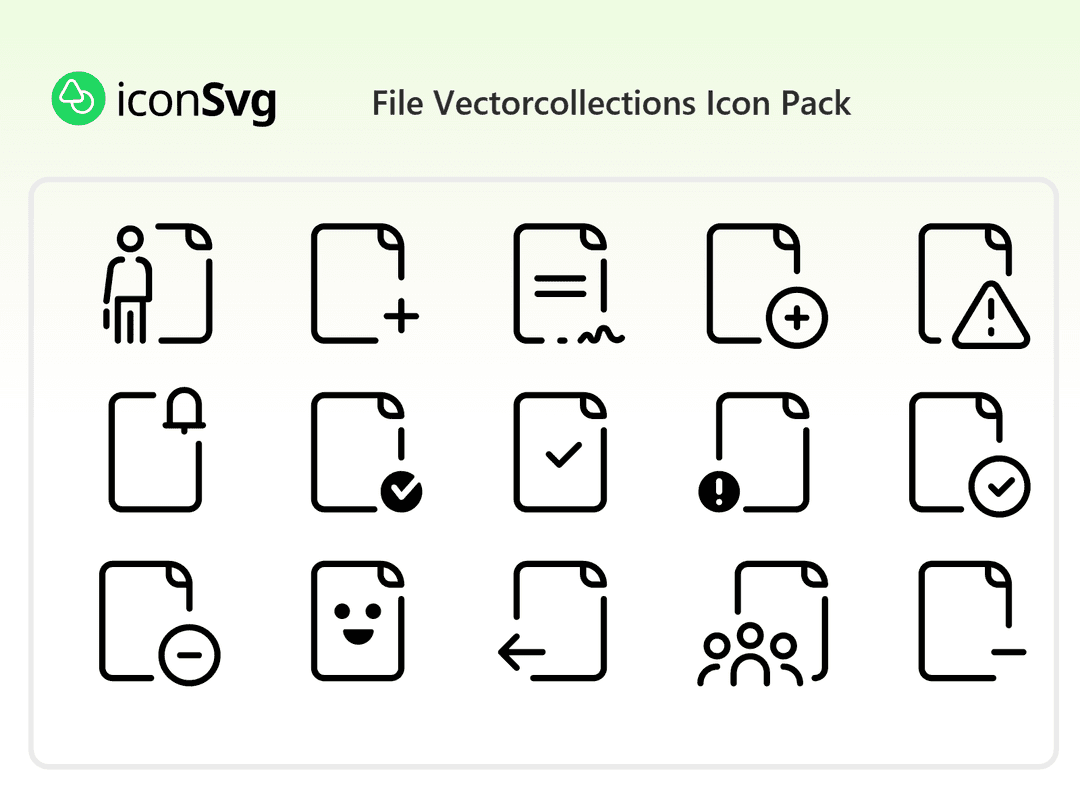 Свободный набор значков SVG Файл Векторные сборки