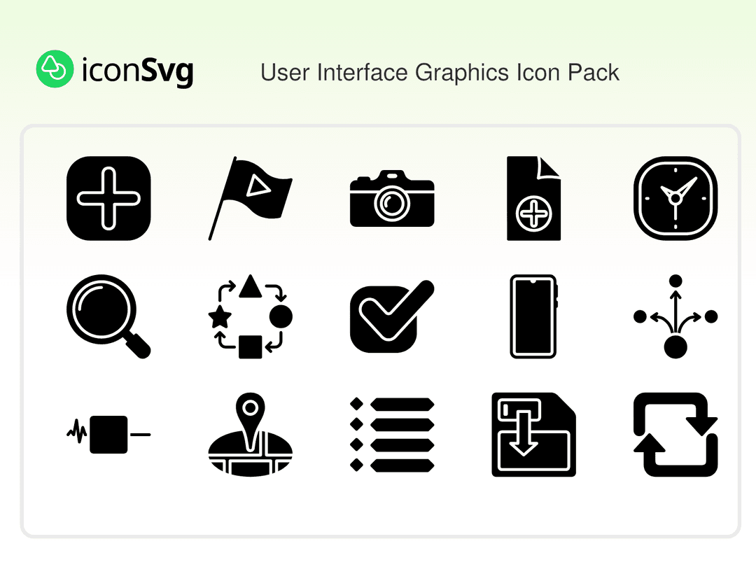 User Interface Graphics Icon Pack