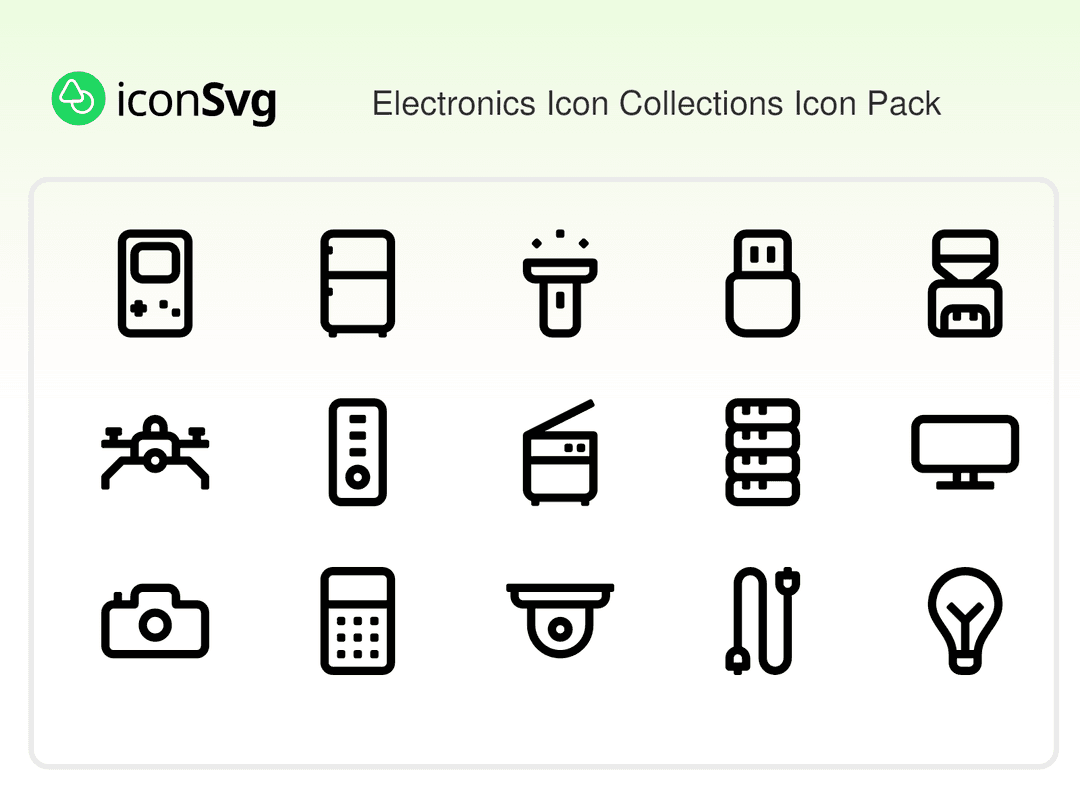 Elektronik Simge Koleksiyonları ikon