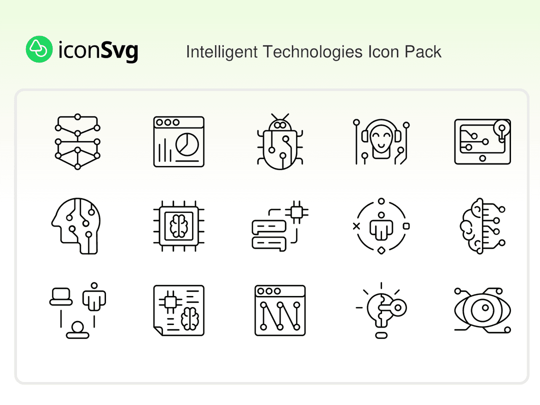 Intelligent Technologies Icon Pack