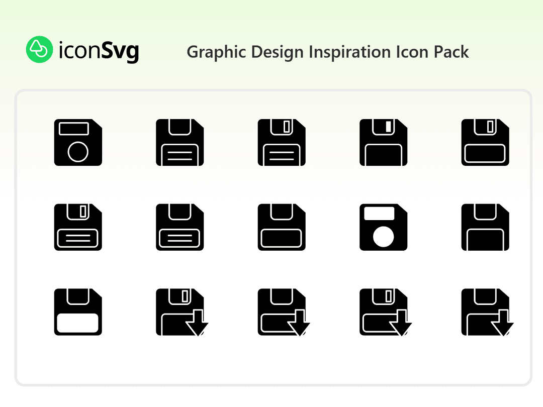 Graphic Design Inspiration Icon Pack