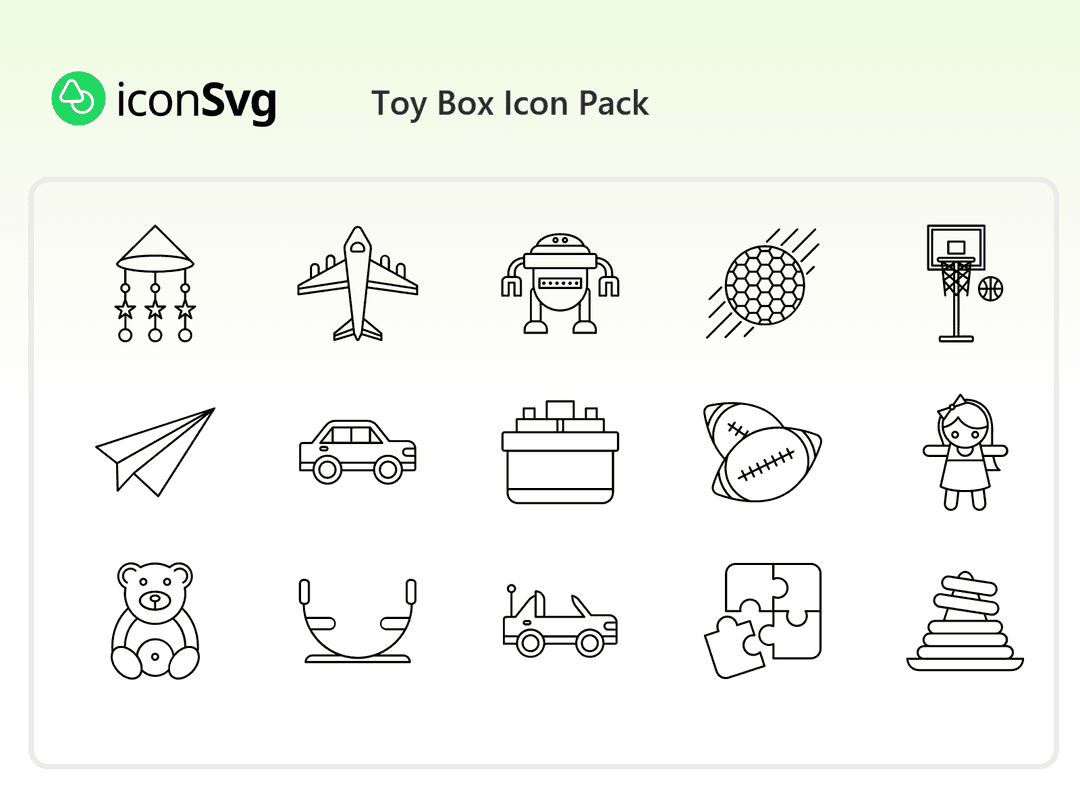 Toy Box Icon Pack