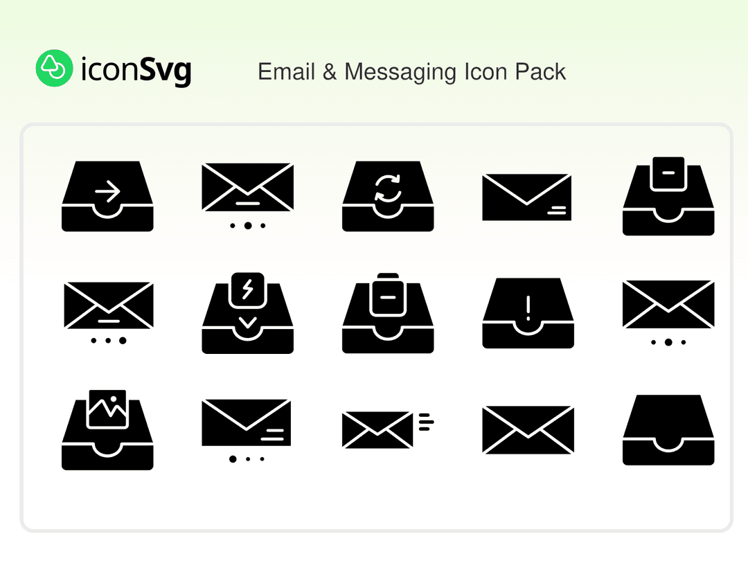 Email & Messaging Icon Pack