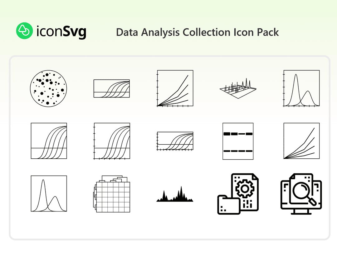 Data Analysis Collection Icon Pack