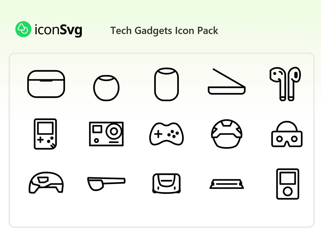 Technische Geräte Symbol paket