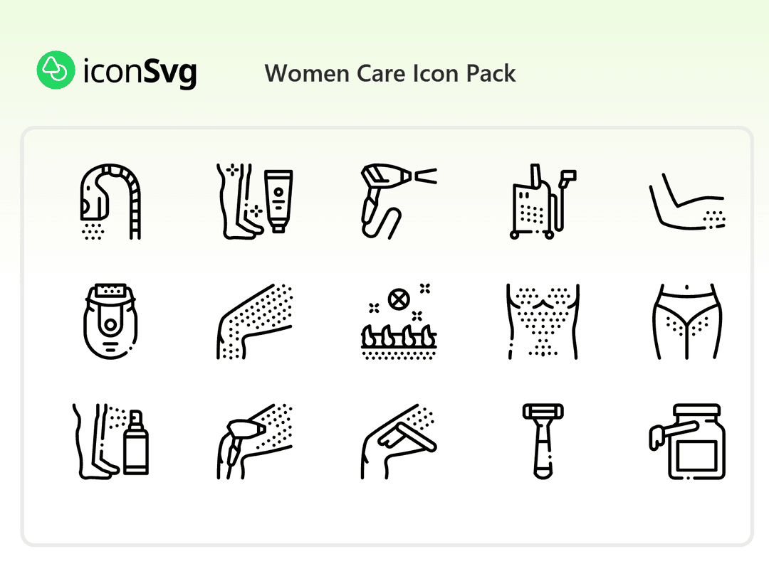 Women Care Icon Pack