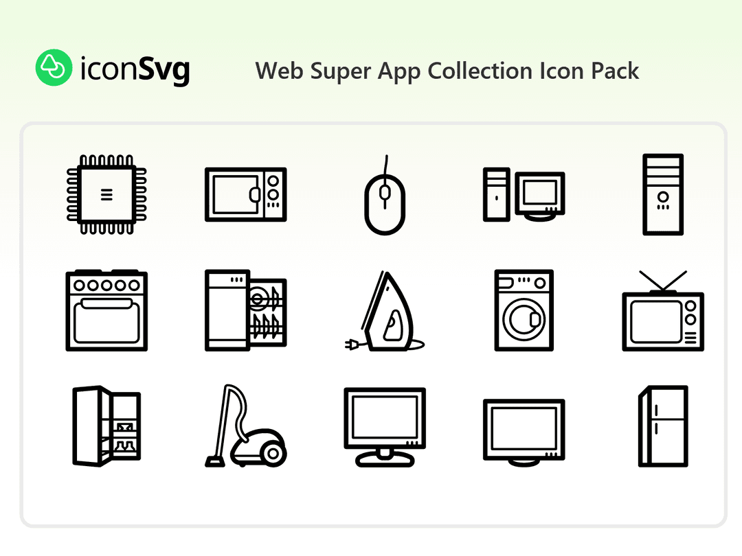 Web Super App Collection Icon Pack