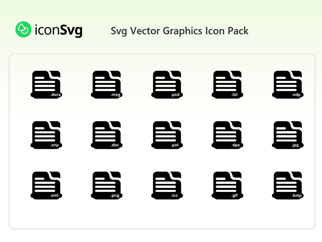 Свободный набор значков Графические характеристики Вектора Svg