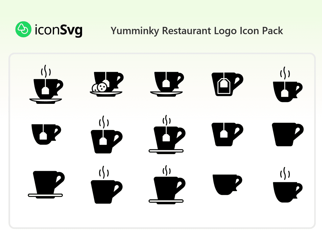 Yumminky Restaurant Logo Icon Pack