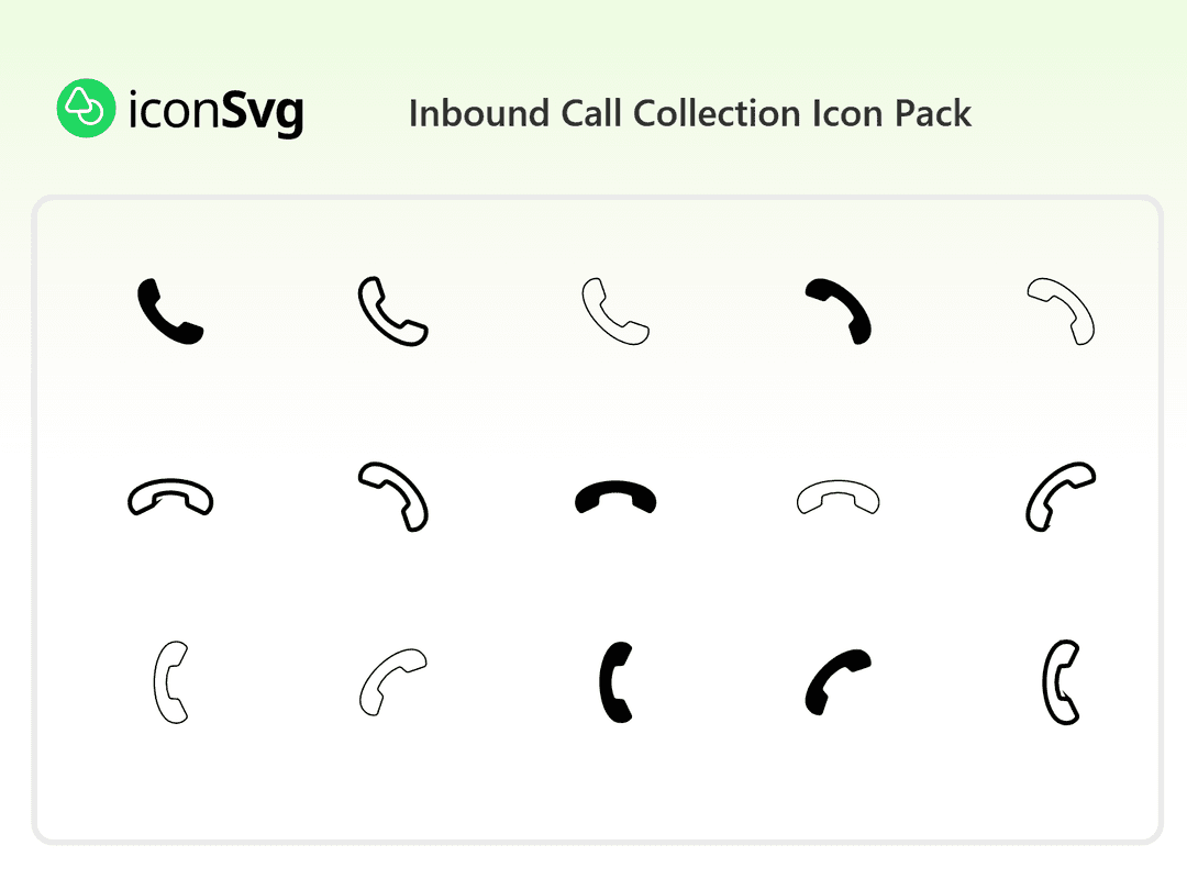 Gelen Çağrı Koleksiyonu İkon Paketi