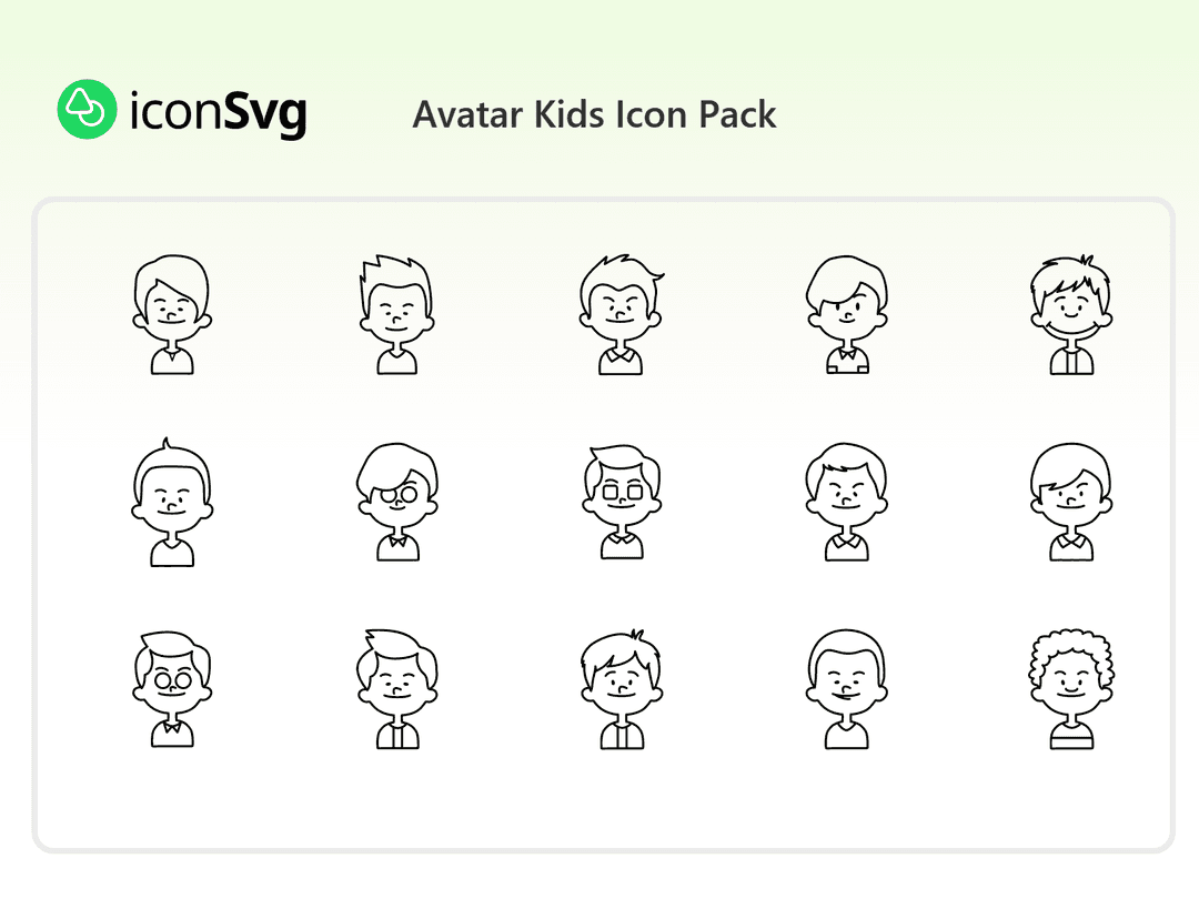Avatar Kids Icon Pack