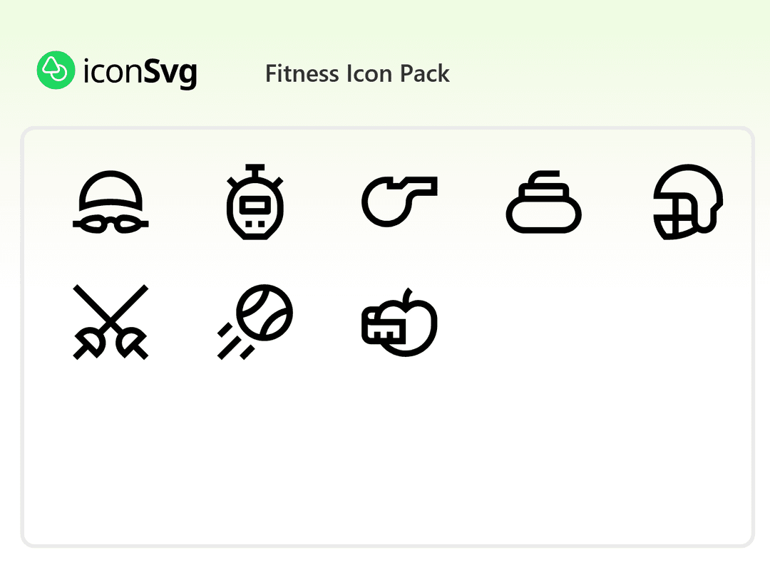 Fitness Symbol paket