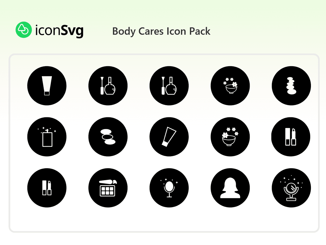 Vücut Bakımları İkon Paketi