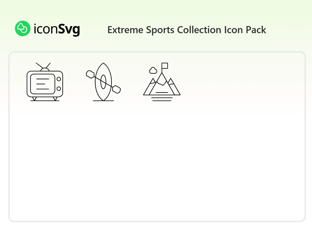 Extreme Sports Collection Icon Pack