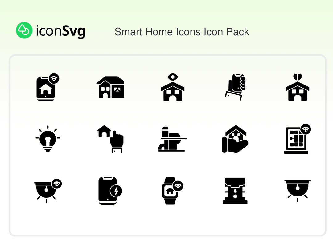 Smart Home Icons Icon Pack