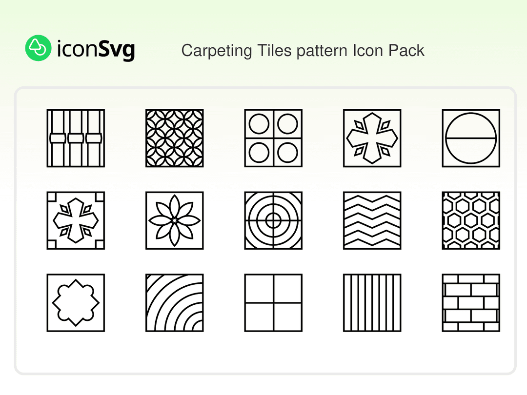 Carpeting Tiles pattern Icon Pack