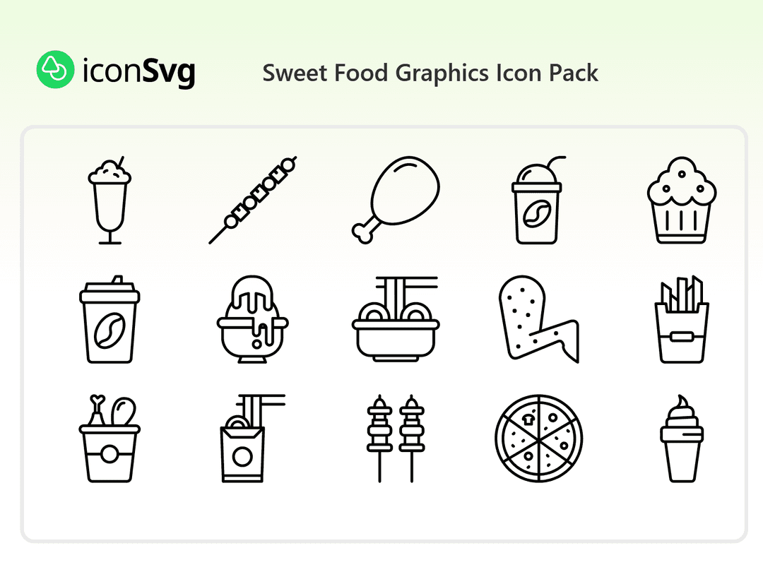 Sweet Food Graphics Icon Pack
