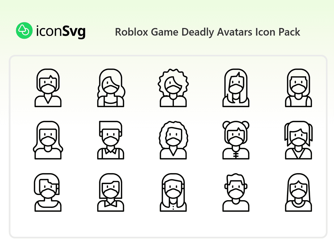Roblox Game Deadly Avatars Icon Pack