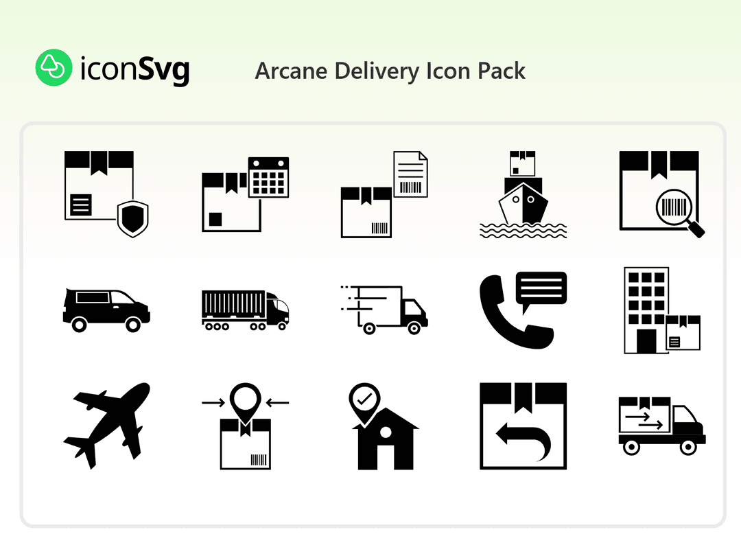 Arcane Delivery Icon Pack